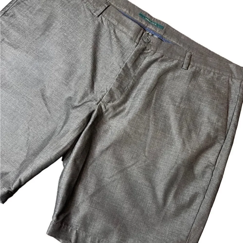Perry Ellis slim fit casual shorts grey size 42